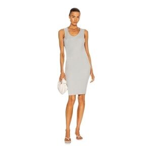 𝅺JOHN Elliott TWIST MUSCLE MINI DRESS in gray